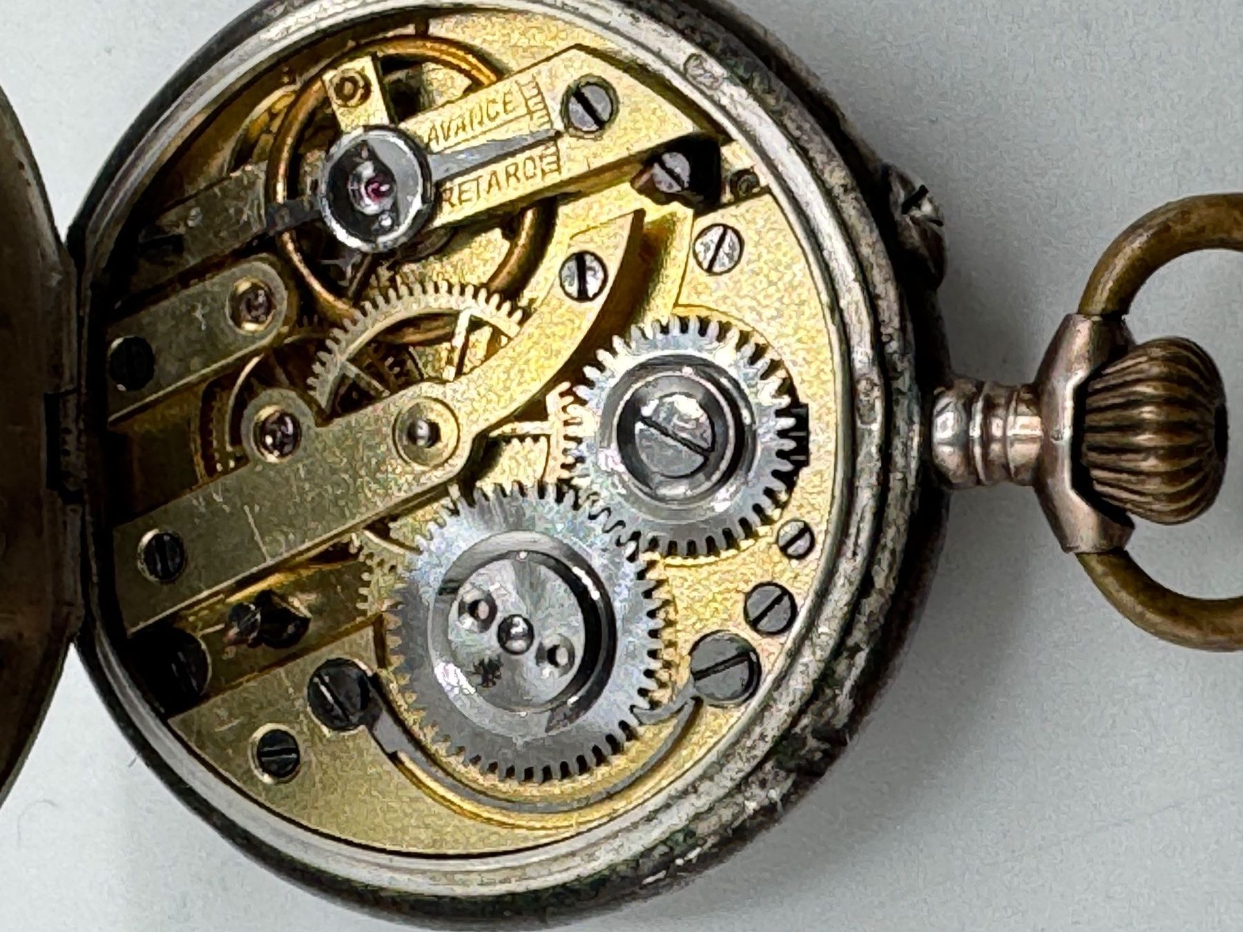 Orologi: Antike Taschenuhr, Handaufzug, Silber – Usato da Sachseln venduto da BONATI01 2