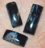 Cabochon Set L-3747 – 3 Stück Pietersit Edelsteine