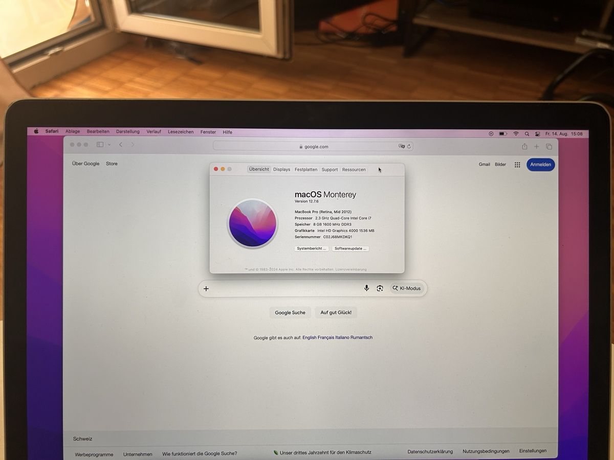 Apple Portables: Apple MacBook Pro 15-inch i7 – D'occasion à Zürich par sca_qc66 2