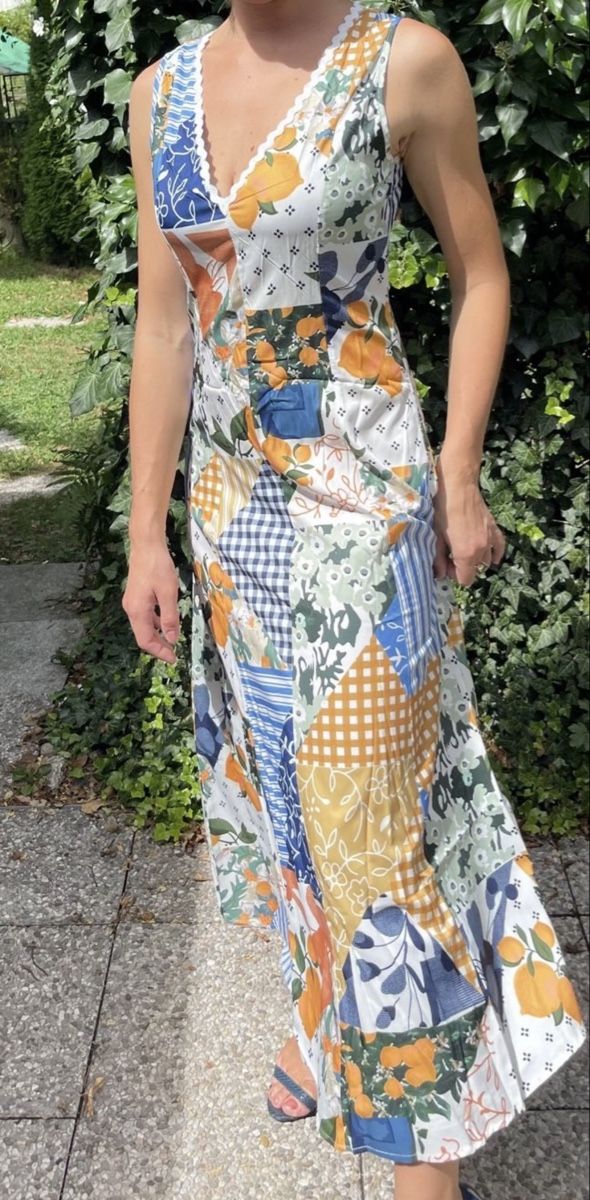 Vestiti: Maxi Abito da cocktail-multicolore-tgM/L-nuovo – Nuovo e nell'imballaggio originale da Gordevio venduto da LanaZimm 8