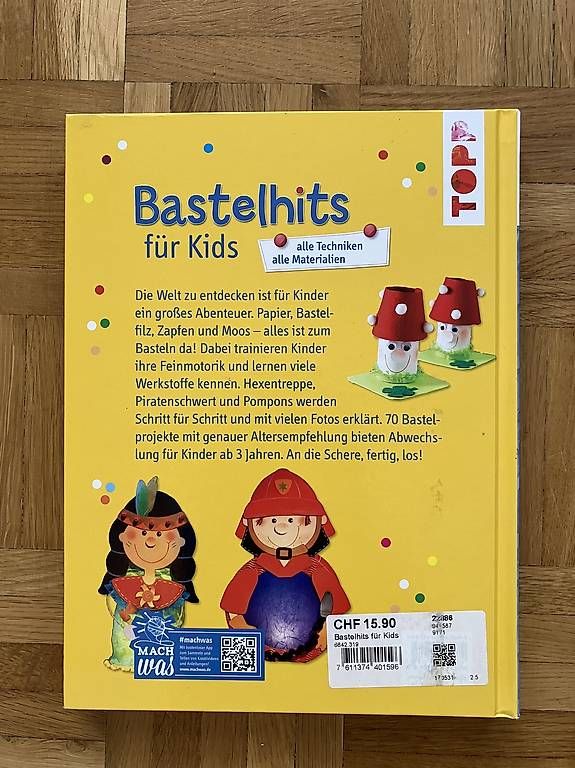 Libri: Bastelbuch für Kinder – Usato da Winterthur venduto da horvath09 1