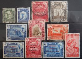 ADEN British Lot mit alten Werten VI