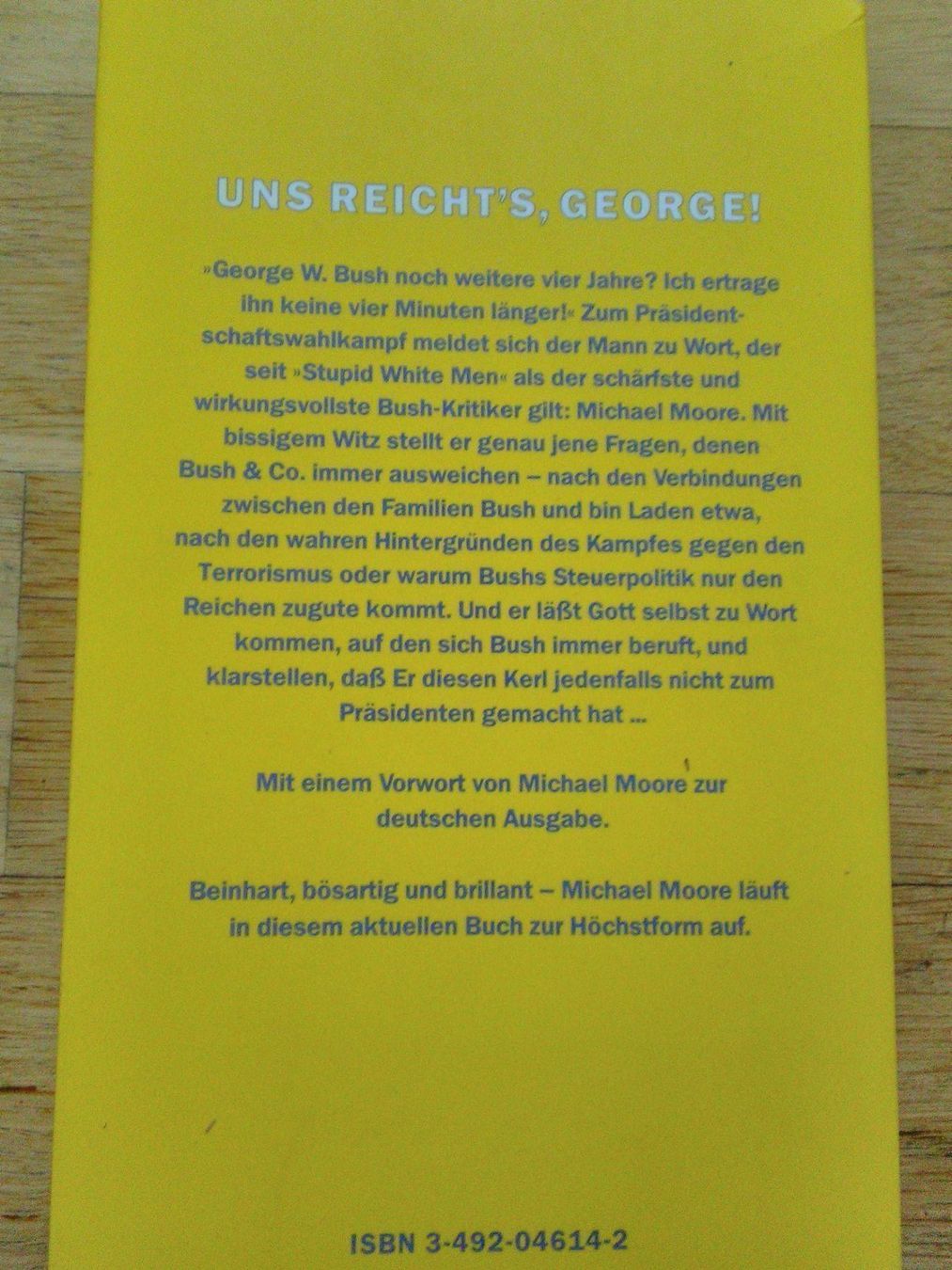 Libri: Michael Moore: Voller Deckung Mr.Bush-Querschüße-Stupid Whit – Usato da St. Gallen venduto da elk2021 5