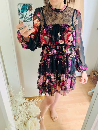 Zara Blumenkleid XS/S/M (Zimmermann Inspired)