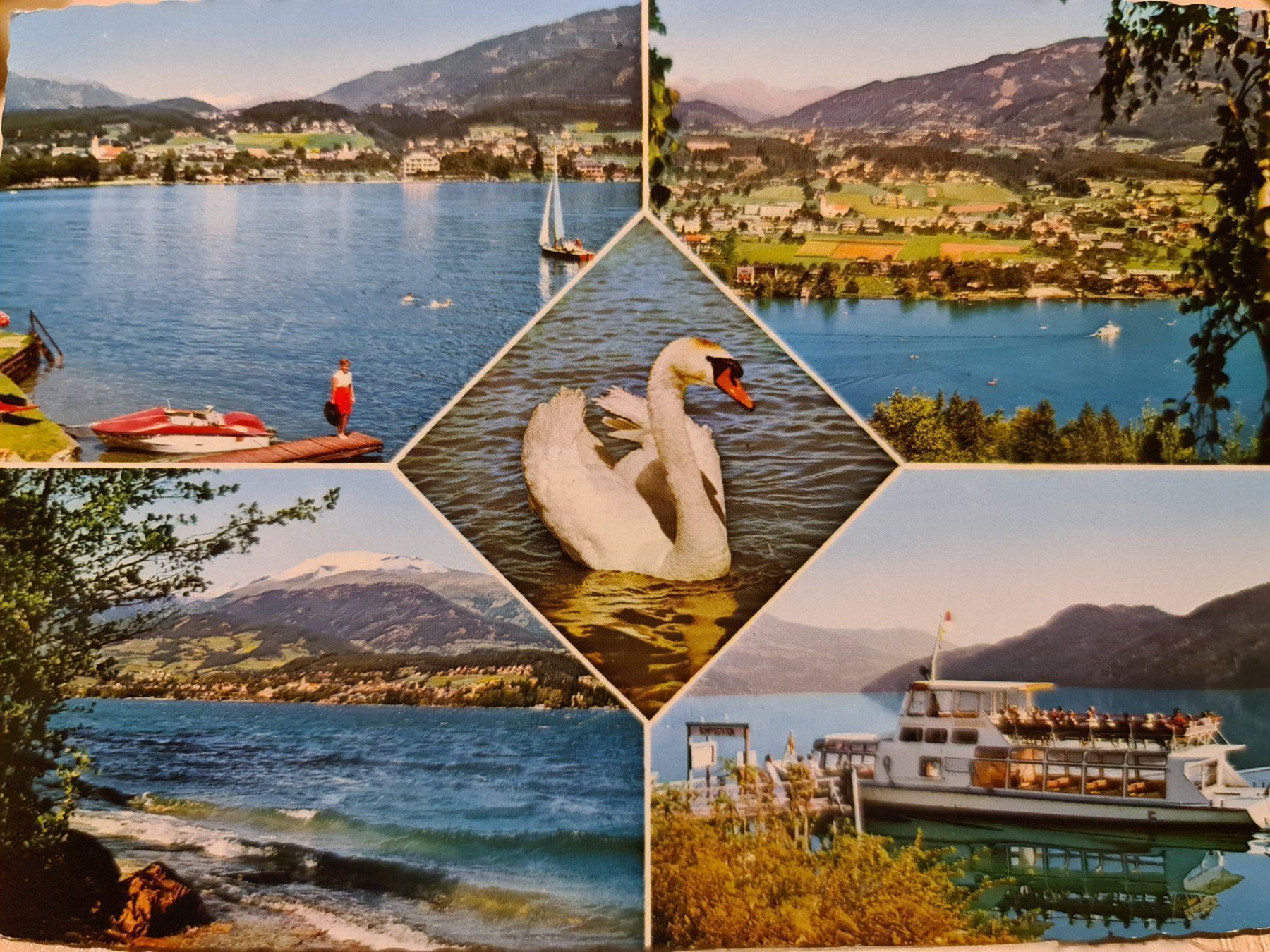 Cartoline postali: Ansichtskarte Seeboden Kärnten 1987 – Usato da Dintikon venduto da Vexi