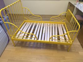 Bett Ikea Minnen 80x200cm - gelb