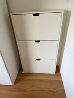 Schuhschrank, weiss, 3 Fächer, guter Zustand