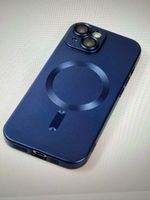 Coque iPhone 15 - Gel souple - couleur bleu foncée 