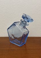 Vintage Glaskaraffe facettiert edle Karaffe Whiskeyflasche