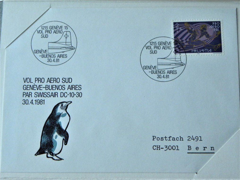 Alle Briefmarken: (133) Pro Aero Jubiläumsflug 1931 - 1981 – Gebraucht aus Schwarzhäusern von Inot3 6