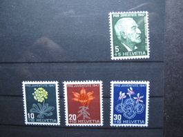 PJ 1947 J. Burckhardt /Alpenblumen**