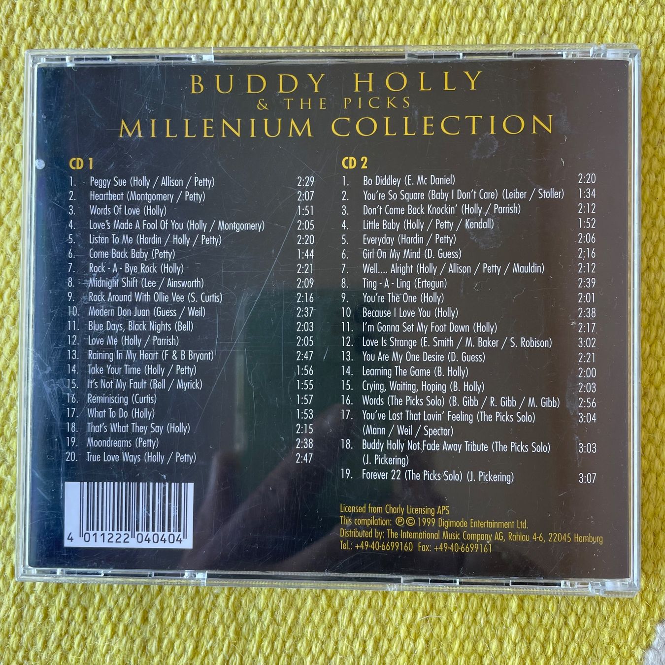 CDs: BUDDY HOLLY-2CD MILLENIUM COLLECTION – Gebraucht aus Rorschacherberg von CD-Roli 1