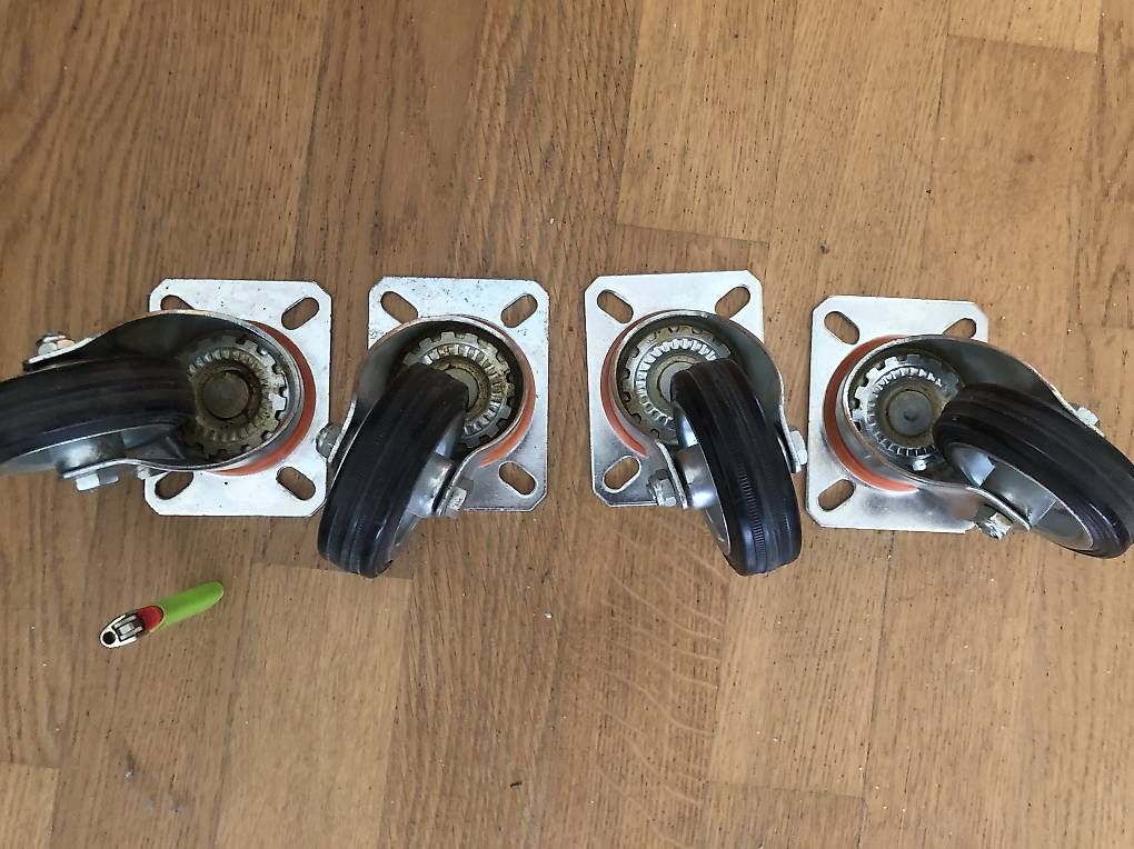 Sonstiges zum Lager & Transport: 4 Massive Schwer-Lastrollen von GERMANY 11 CM Hoch – Neu (gemäss Beschreibung) aus Villnachern von focusride 2