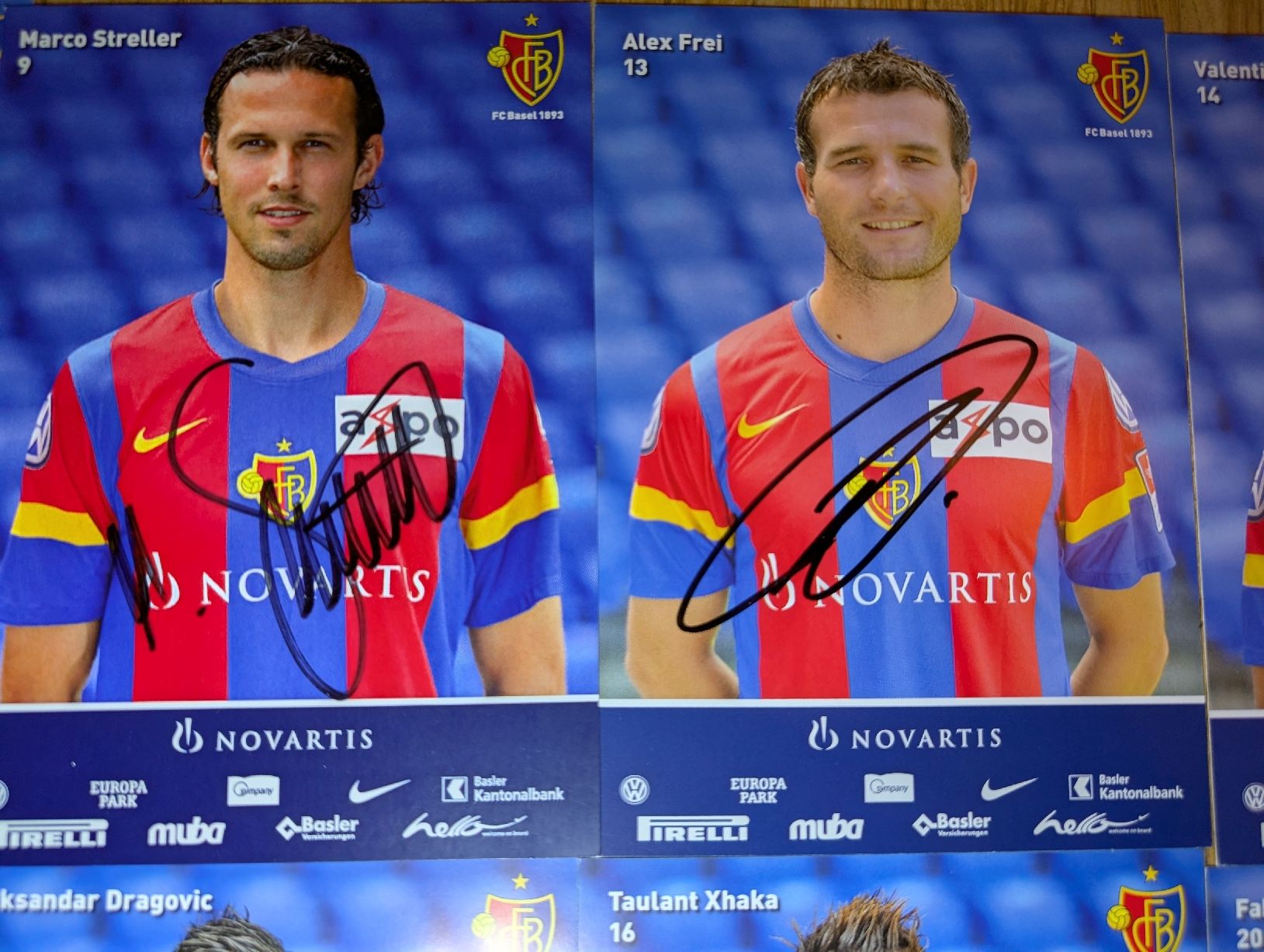 Autografi: FC Basel Autogrammkarten Sammlung Saison 2011/2012 – Nuovo (secondo la descrizione) da Basel venduto da rubah 2