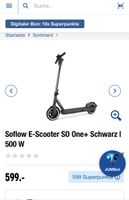 E Scooter Soflow 500W NEU mit Garantie