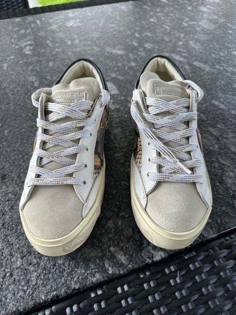 Damenschuhe: Original Philippe Model Sneaker Gr. 38 in beige - neu – Neu (gemäss Beschreibung) aus Watt von MilaKimba