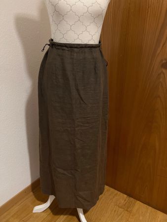 HIRSCH Leinen Maxi Rock Gr. 38