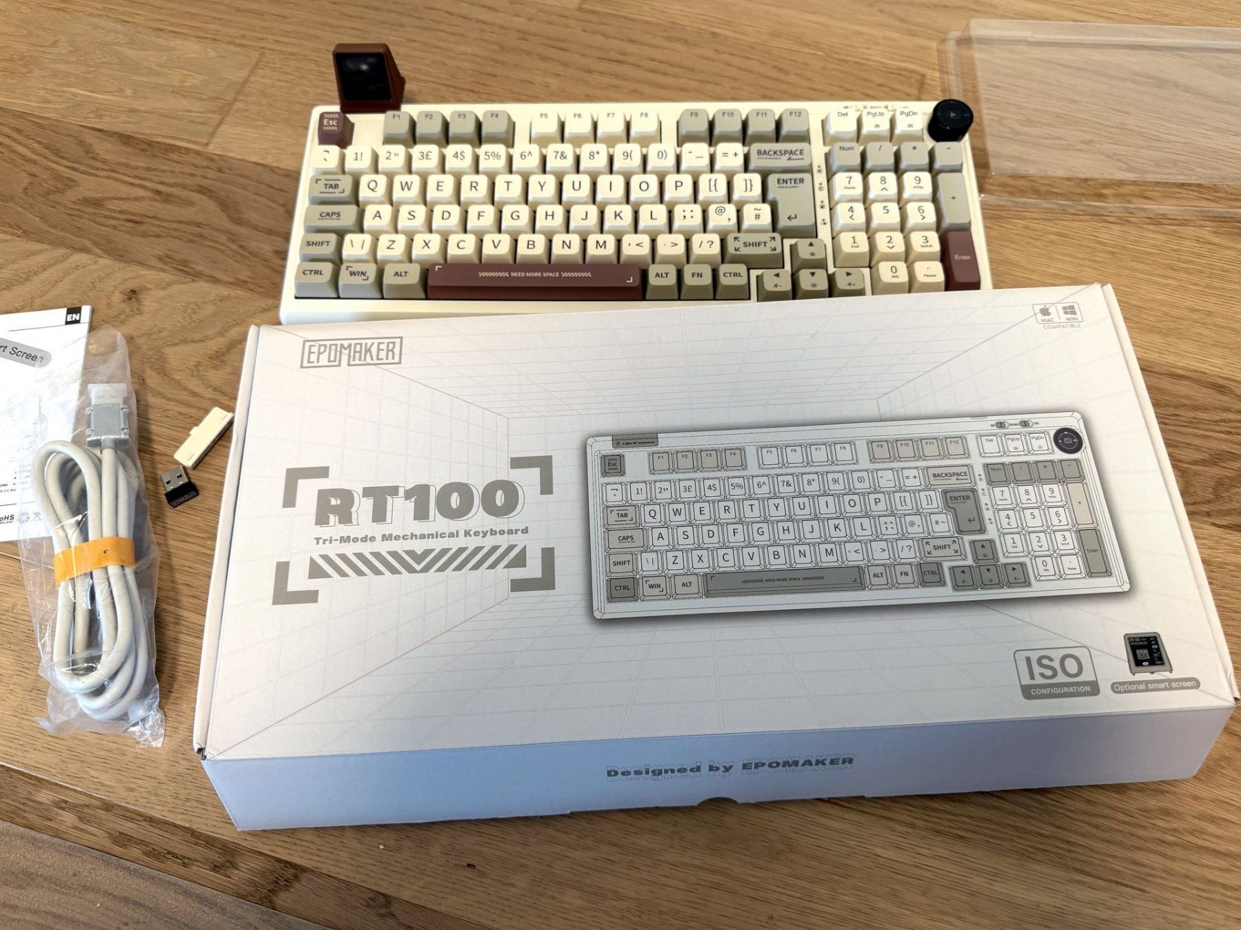 Tastiere: Tastatur EPOMAKER RT100 ISO-UK – Usato da Nottwil venduto da rattkatz 4
