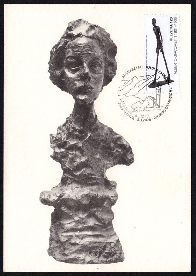 Tous les timbres: Maximumkarte Alberto Giacometti – Neuf (Voir description) à Dottikon par haeusibuh5
