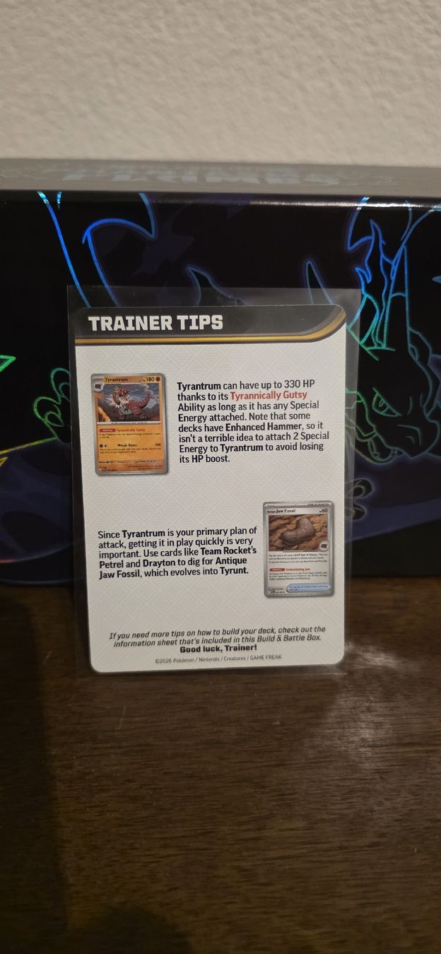 Pokémon Carte collezionabili: Pokemon Perfect Order Tyrantrum Prerelease Deck Card Trainer – Nuovo (secondo la descrizione) da Zürich venduto da Nubii 1