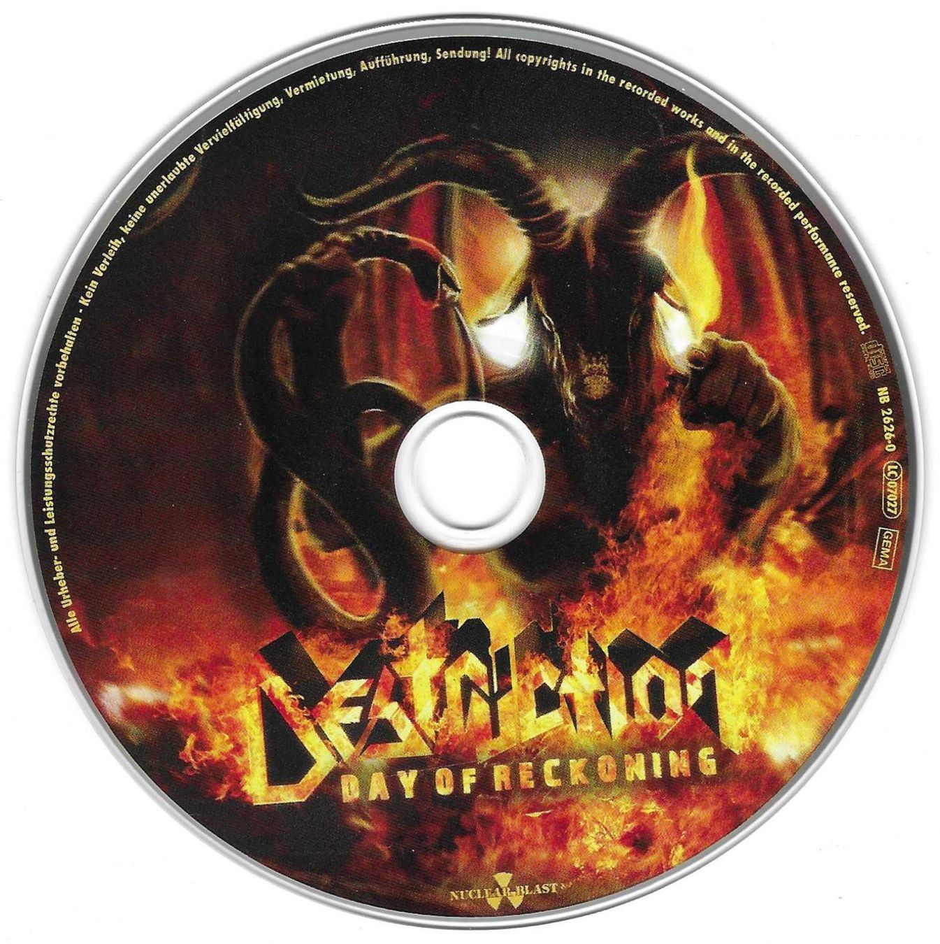 CD: DESTRUCTION  -  DAY OF RECKONING – Usato da Bex venduto da Giorgiob 3