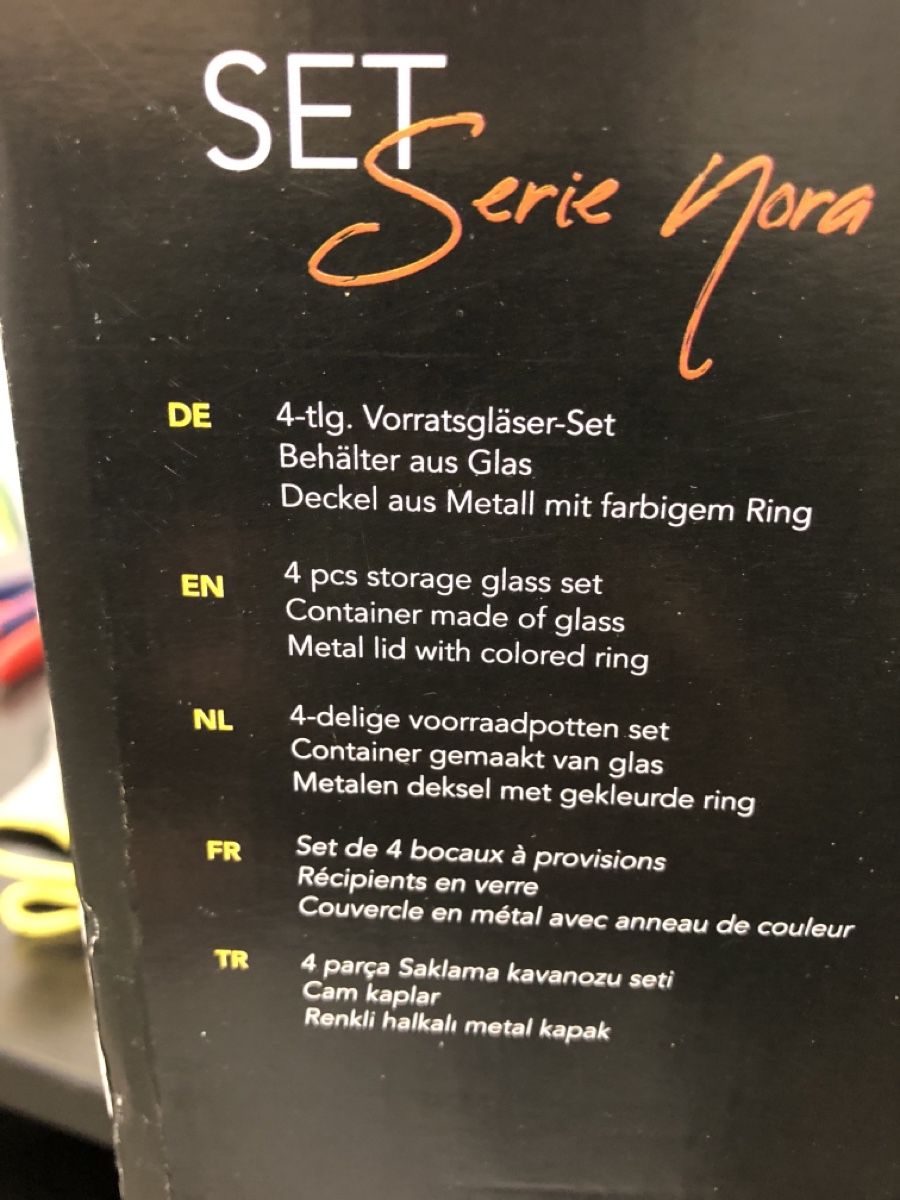 Cucine complete: Vorratsglas Set – Nuovo e nell'imballaggio originale da Abtwil sg venduto da Kueng.MultiOutlet 2