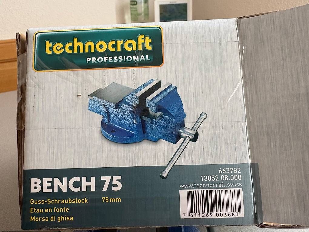 Tutti gli attrezzi: Schraubstock Technocraft Professional Bench 75  neu – Nuovo e nell'imballaggio originale da Müselbach venduto da Mueselbach