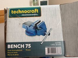 Schraubstock Technocraft Professional Bench 75  neu