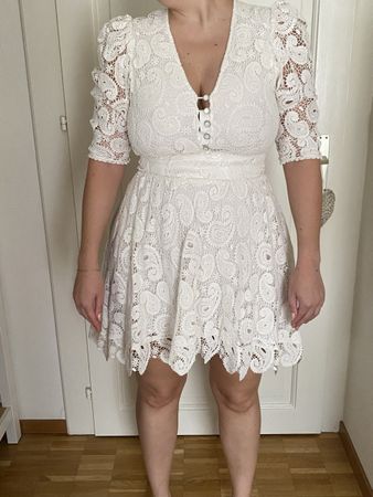 Robe dentelle blanche The Kooples T2 été mariage bohème