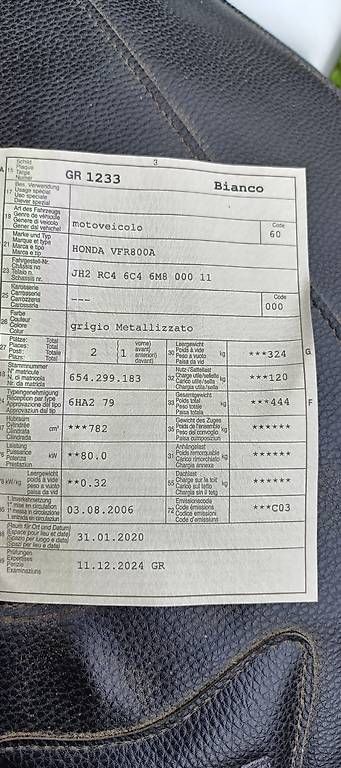 Strada: Vendo Honda VFR 800 – Usato da Lugano venduto da pug_x7zg 3