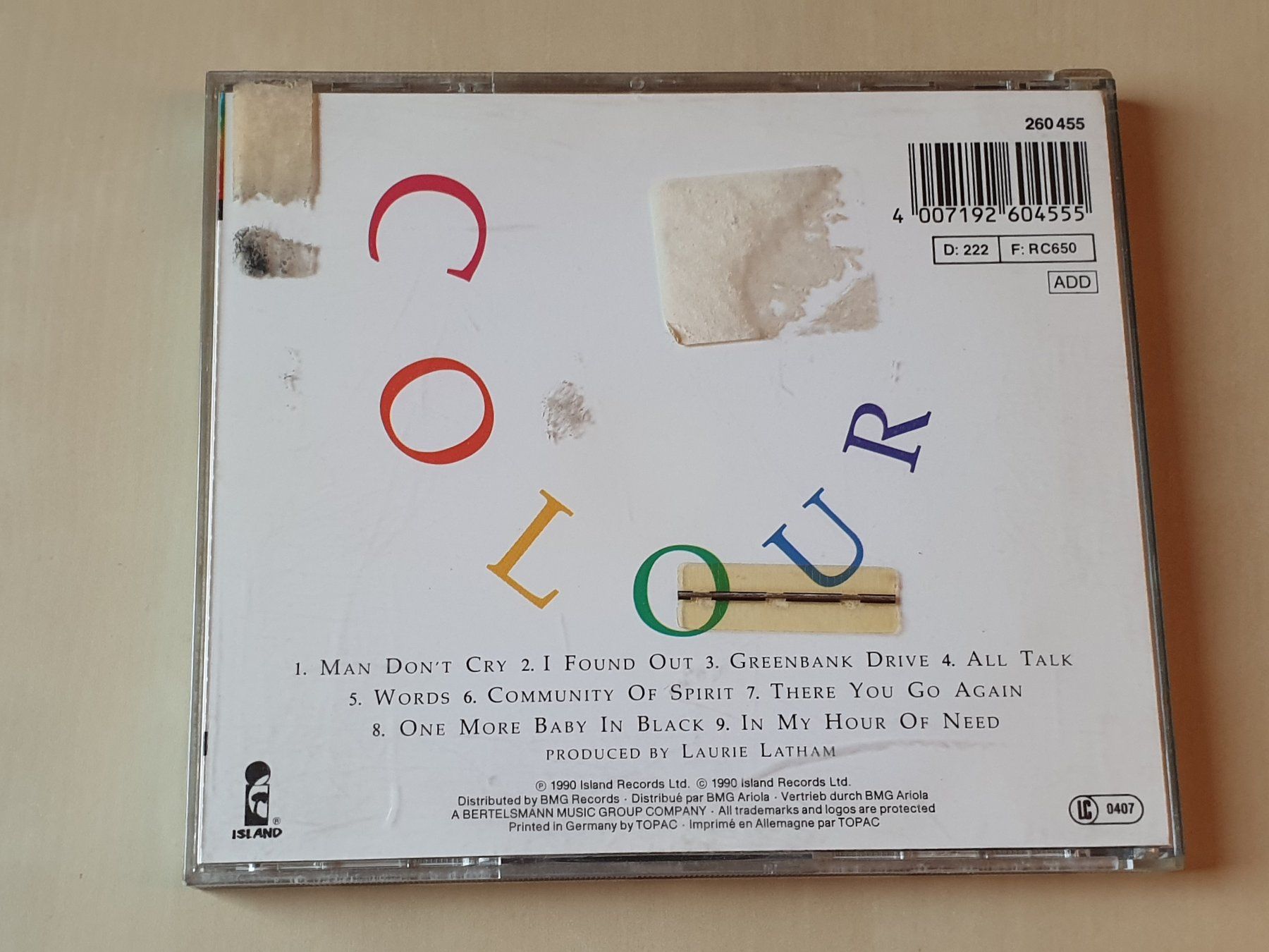 CD: The Christians Colour – Usato da Stansstad venduto da collectorsshop 1