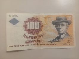 Banknote 100 Kronen Danemark