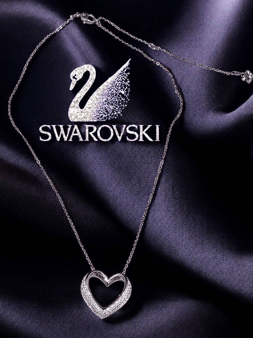 Swarovski Catenine: SWAROVSKI KETTE HERZ HINGUCKERTRAUM MEGA SILBER – Nuovo (secondo la descrizione) da LUZERN venduto da modeundlifestyle 3