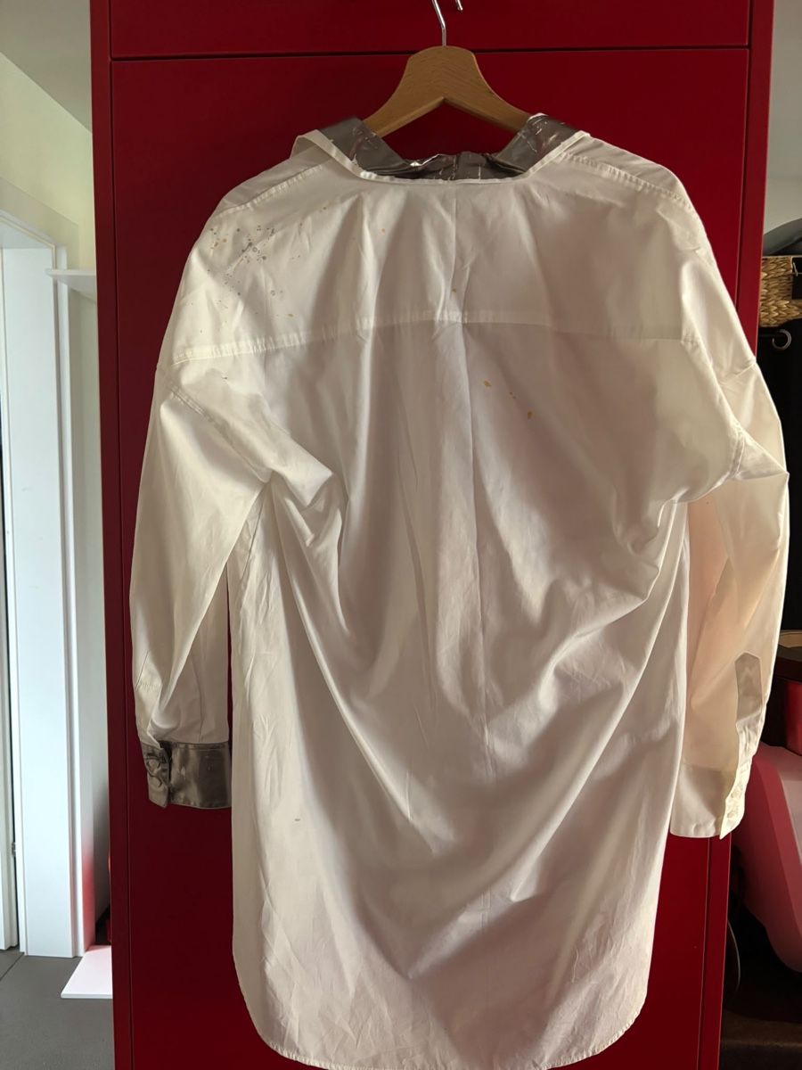 Zara Camicette: Chemise blanche Zara Basic taille S va aussi M / coton – Nuovo (secondo la descrizione) da Martigny venduto da lovejess 1