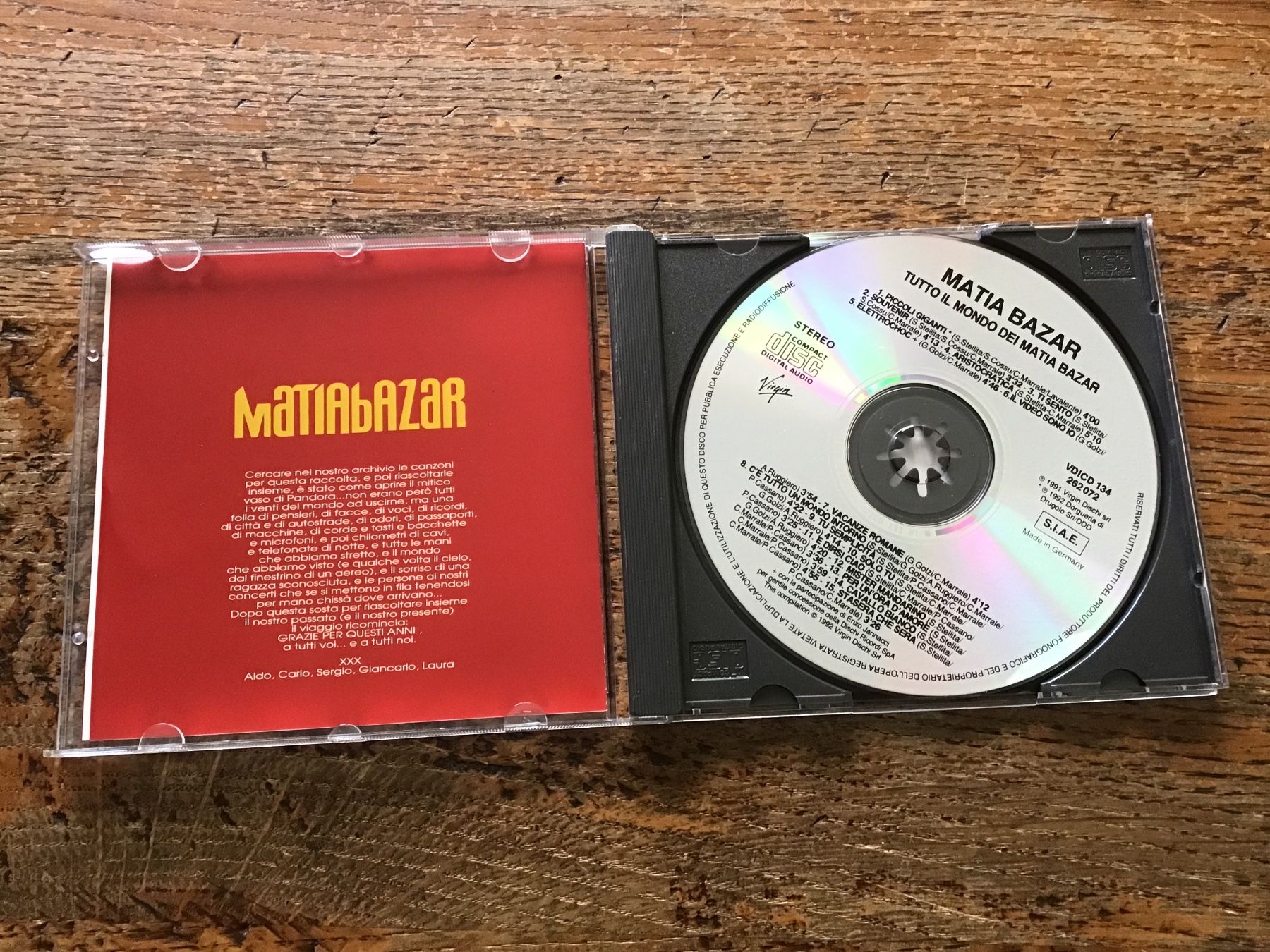 CDs: CD Matia Bazar – Gebraucht aus Fully von Ruby97 1