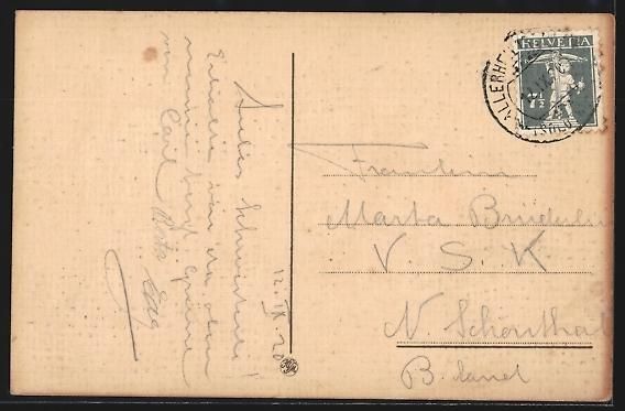 Cartoline postali: Hägendorf, Am Sanatorium-Wirtschaft All – Usato da Berlin venduto da bartko-reher 1