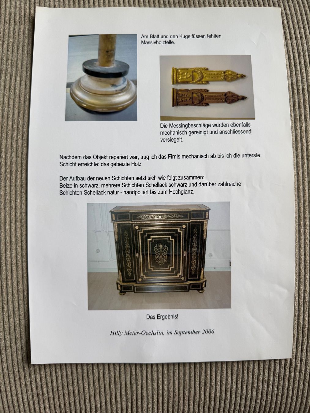 Büffets: Anrichte Napoleon III – Gebraucht aus Dietikon von Monk4 3