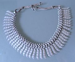 Schwere Silber 800 Halskette Indien Ethnic Jewelry