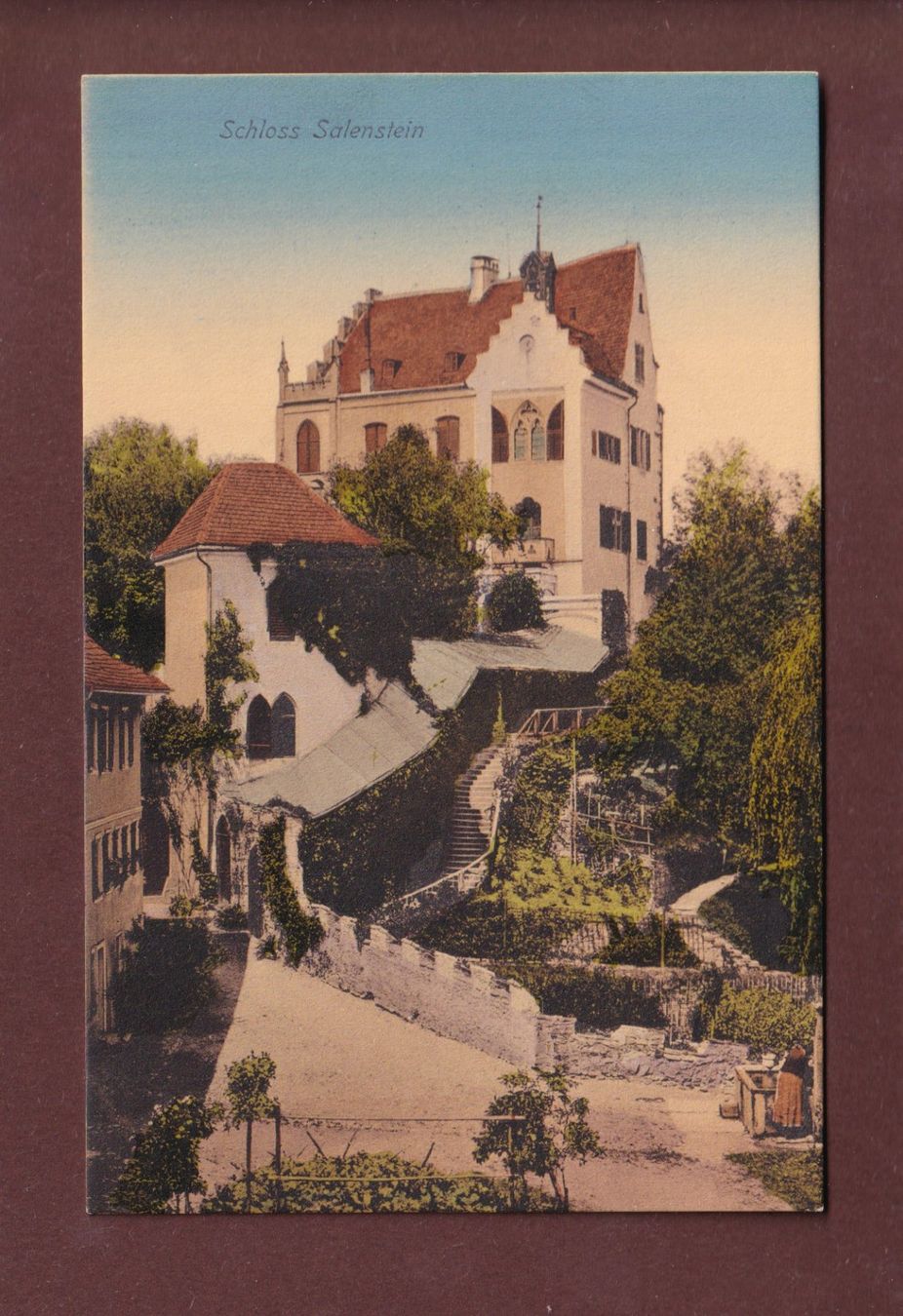 Cartoline postali: SCHLOSS SALENSTEIN – Usato da Pully venduto da nicecards