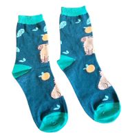 Socken Wombat/Kapibara/Orangen/Capibara