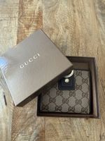 Portefeuille Gucci toile GG marron femme avec boîte