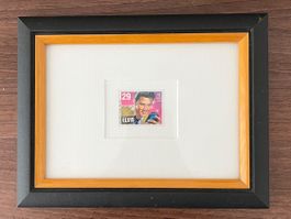 GERAHMTE ELVIS-PRESLEY-SONDERBRIEFMARKE / Top-Zustand