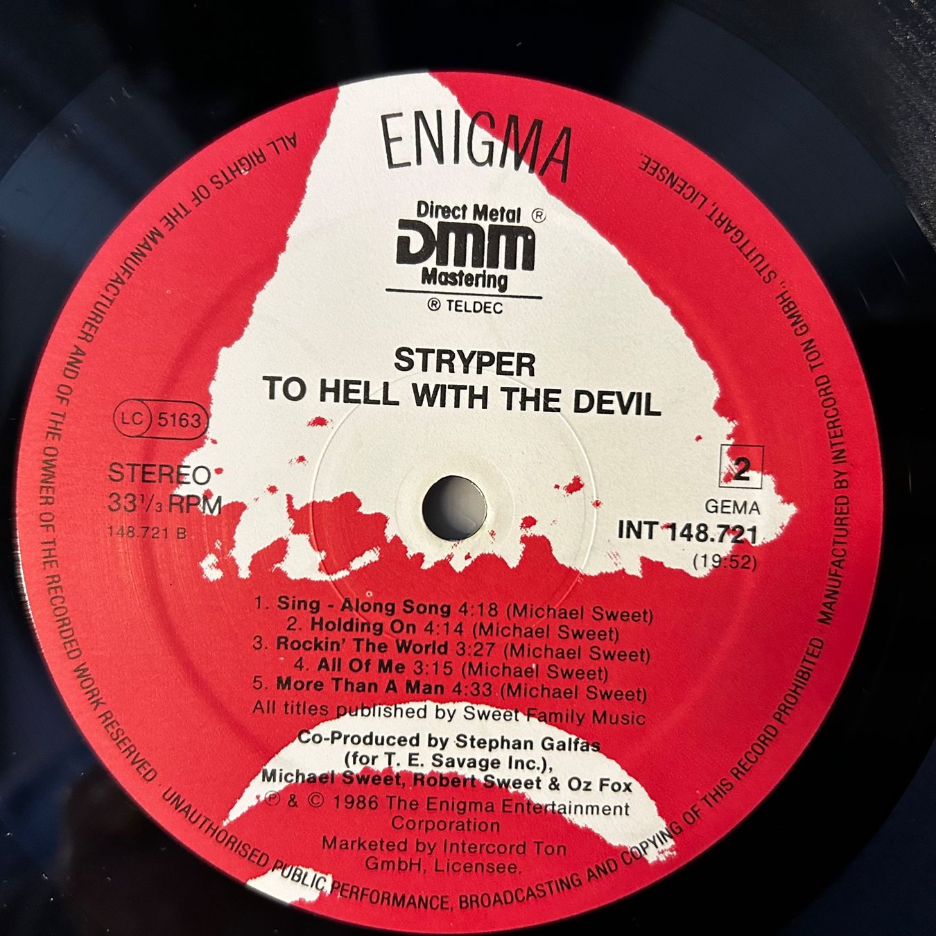Dischi in vinile: Stryper - To Hell With The Devil - Vinyl Schallplatte Top! – Usato da Aesch BL venduto da BlueMusicRecords 5