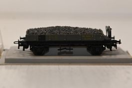 Modelleisenbahn Wagen mit Schotter Ruco HO/AC