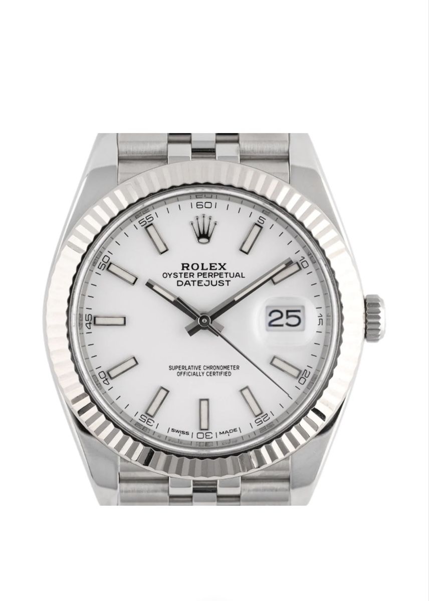 Rolex Orologi: Rolex Datejust 41 White Dial – Usato da Zürich venduto da Insiderwatches-GmbH 1