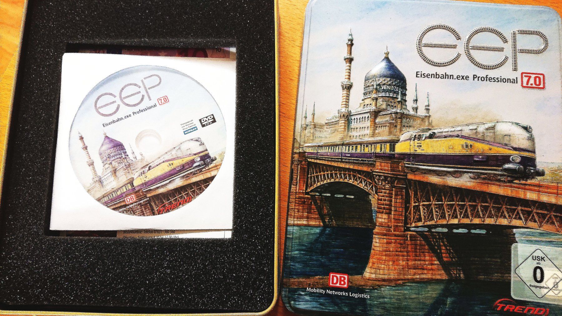 Giochi: PC Game EEP Eisenbahn Simulator Pro 7.0 CD/ DVD – Usato da Reinach BL venduto da Hampe45