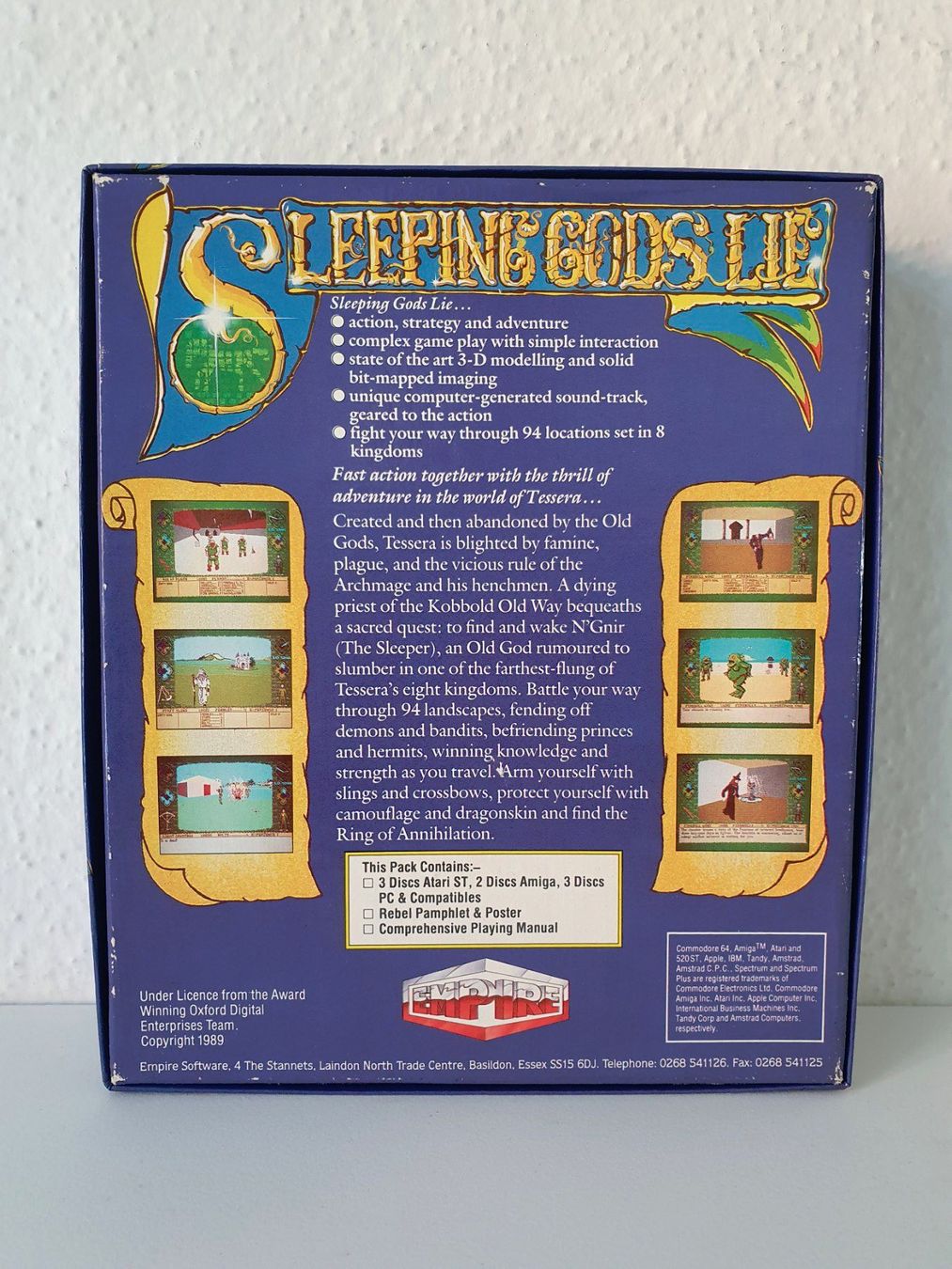Atari Spiele: Atari ST Sleeping Gods Lie (1989) Semi Big Box – Gebraucht aus Greifensee von perfectioN88 2