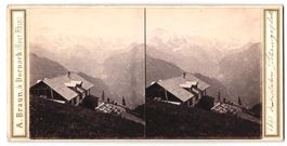 Stereo-Fotografie Interlaken, Blick von 