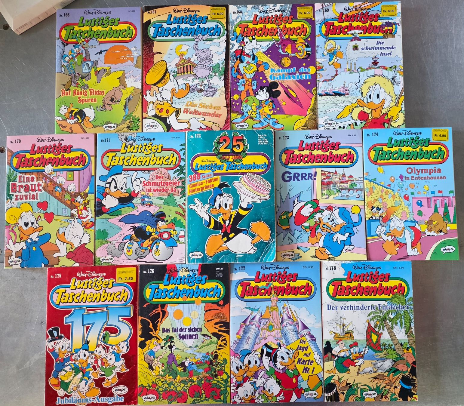 Fumetti: LTB 166-178 (komplettes Rückenbild) – Usato da Kriens venduto da Rothenfluh66 1