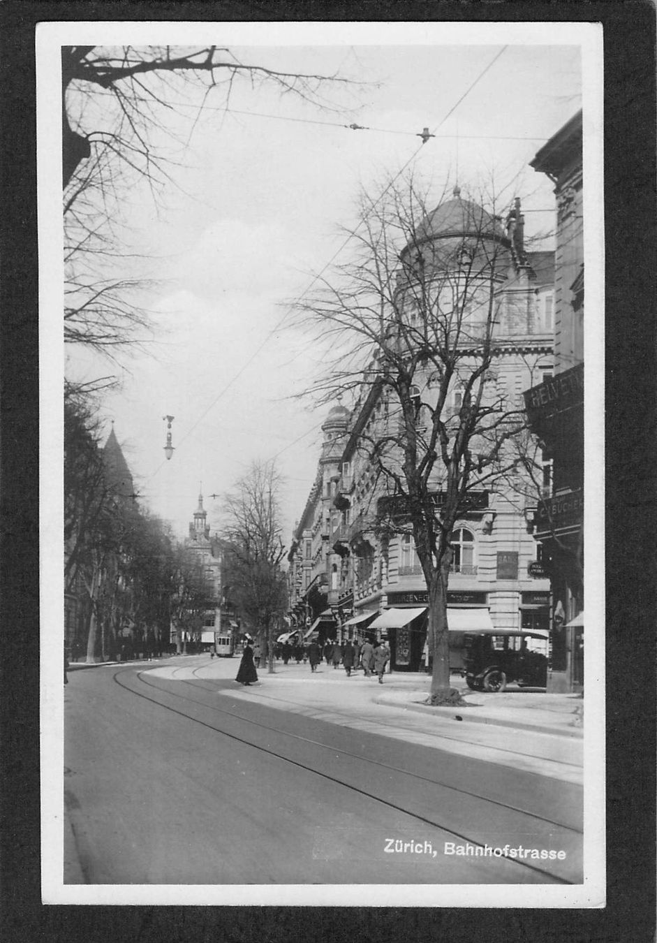 Cartoline postali: AK. Zürich , Bahnhofstrasse – Usato da Reichenburg venduto da ibiza18
